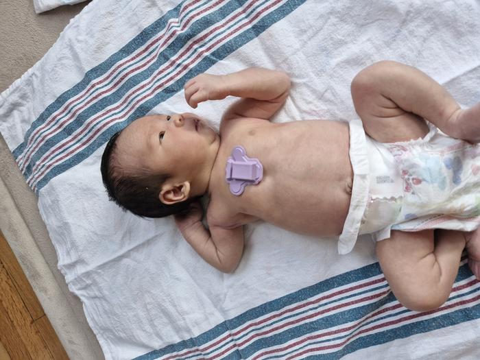 Wearable polygraph on an infant