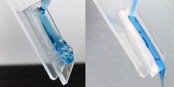 Laundry Detergent Slides off Polycarbonate