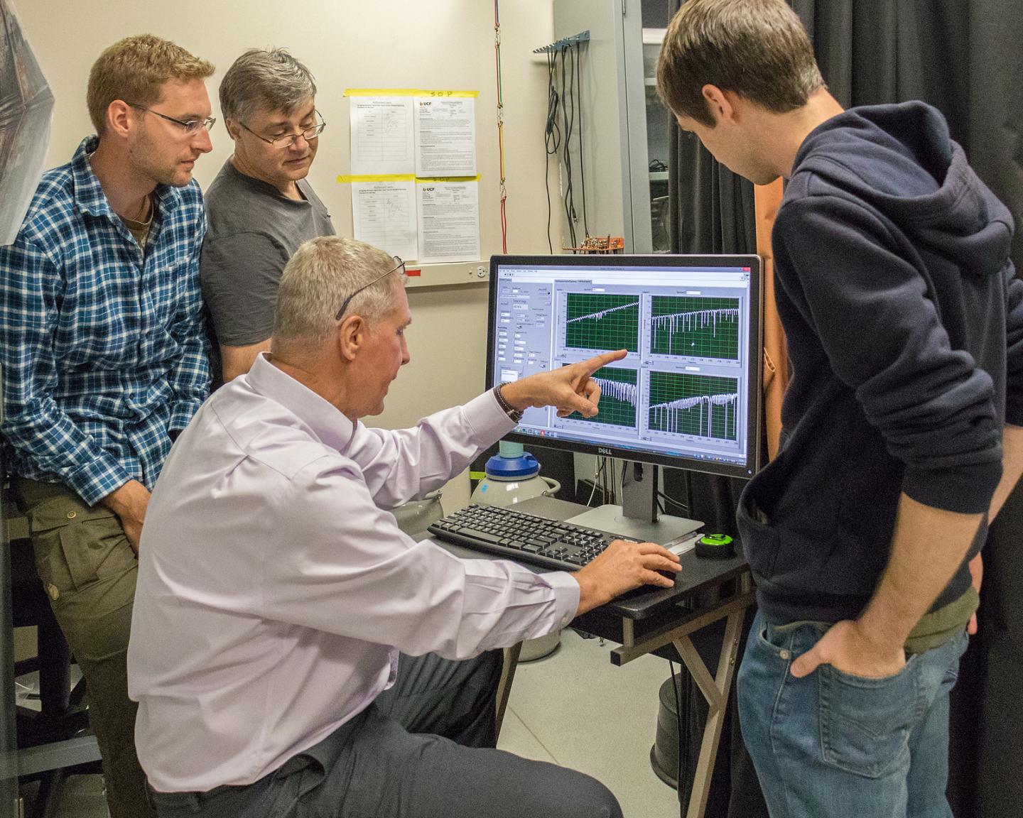 UCF Professor Konstantin Vodopyanov and Students