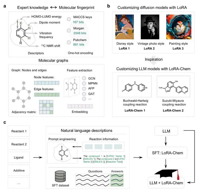 Using LoRA Models to Predict Multiple Types of Organic Reactions