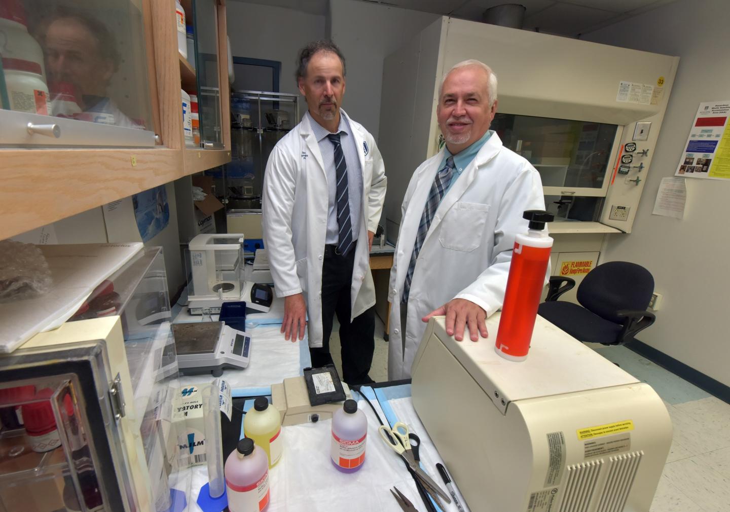 Drs. David Fulton (left) and David Stepp, Medical College of Georgia at Augusta University