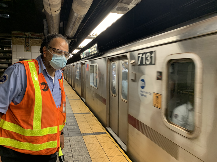 New York City transit worker