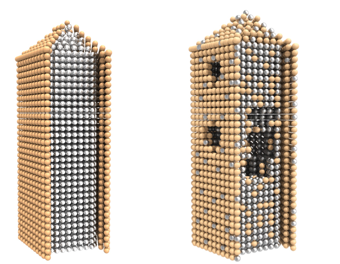 Silver Nanowires with Ultrathin Gold Shells - With and Without Pore Formation