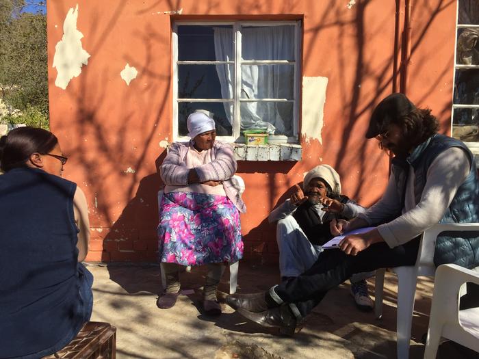 Research participants in Clanwilliam, South Africa