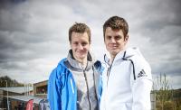 Alistair and Jonny Brownlee, University of Leeds