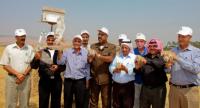 Jordanian Farmers Holding Six Barn Owl Chicks