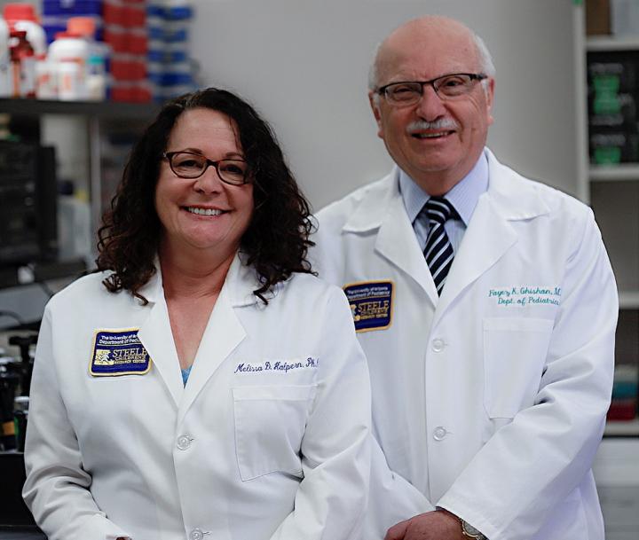 Dr. Halpern with Dr. Fayez K. Ghishan, M.D.