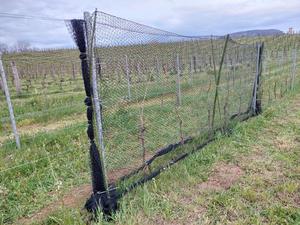 A cage used for the exclusion of birds and bats