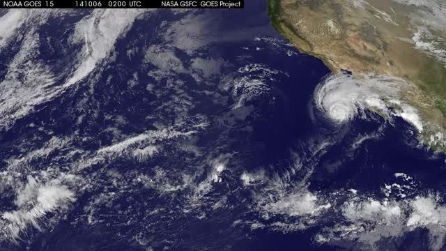 Satellite Movie Shows Hurricane Simon's Remnants Moving Through US