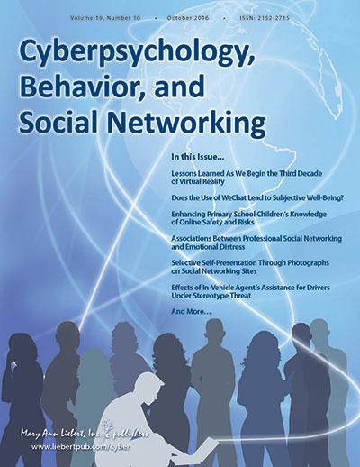 <I>Cyberpsychology, Behavior, and Social Networking</I>