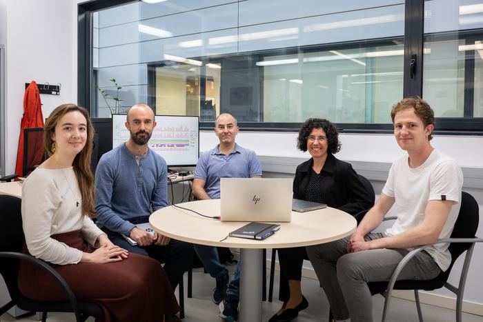 Part of the team of researchers at IRB Barcelona