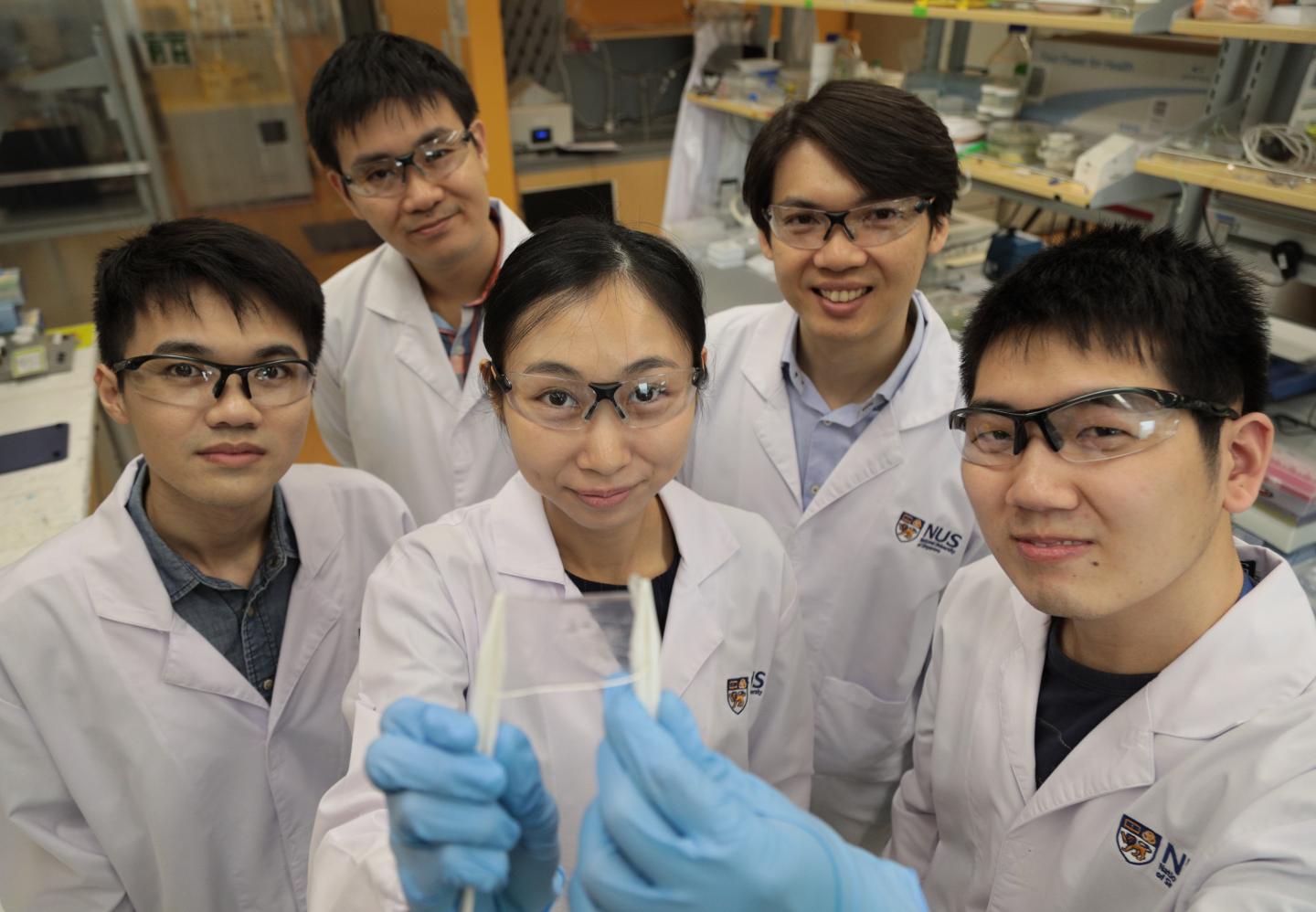 NUS Researchers Create Water-Resistant Electronic Skin with Self-Healing Abilities