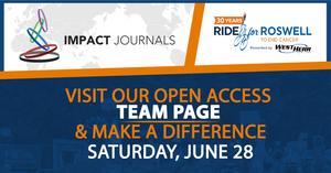 Impact Journals Sponsors Open Access Team in 2025 Ride for Roswell