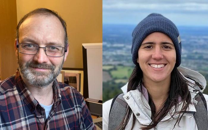 Prof Paul Eastham and Luisa Toledo Tude.