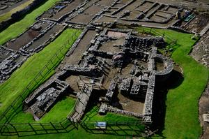 3rd century baths and latrine block at Vindolanda