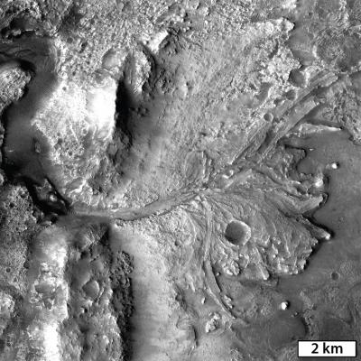 Delta Deposit at Jezero Crater