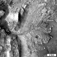 Delta Deposit at Jezero Crater
