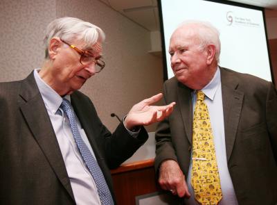 Edward O. Wilson and Peter H. Raven, Arizona State University (2 of 2)
