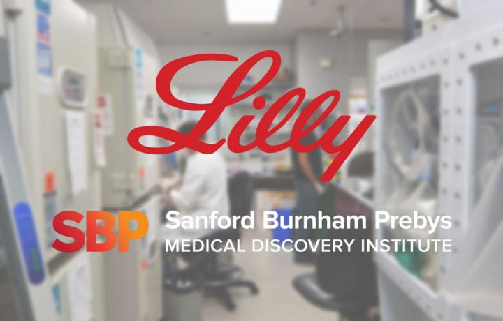 Sanford Burnham Prebys and Lilly logos