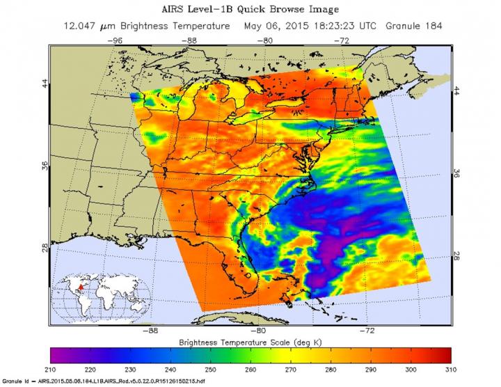 AIRS Image of 90L