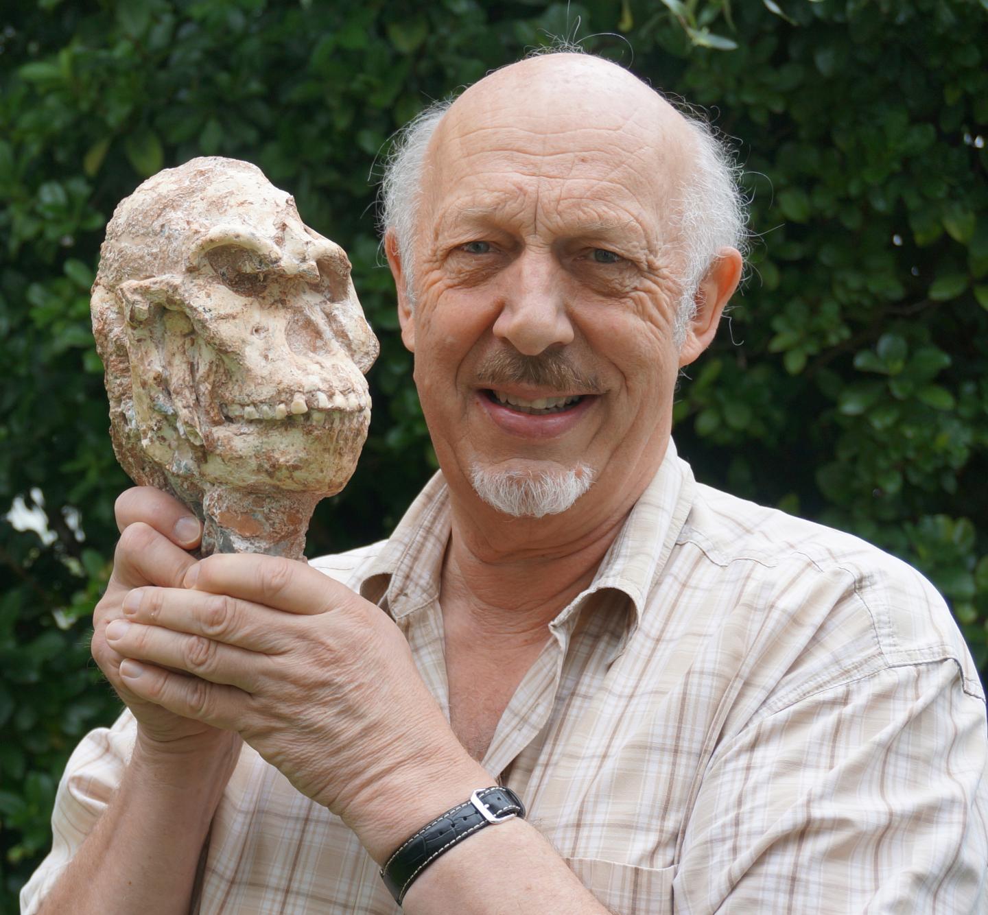 Ron Clarke Holding Little Foot