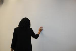Attendee interacts with "Trace"