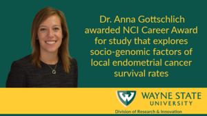 Dr. Anna Gottschlich, assistant professor, Wayne State University