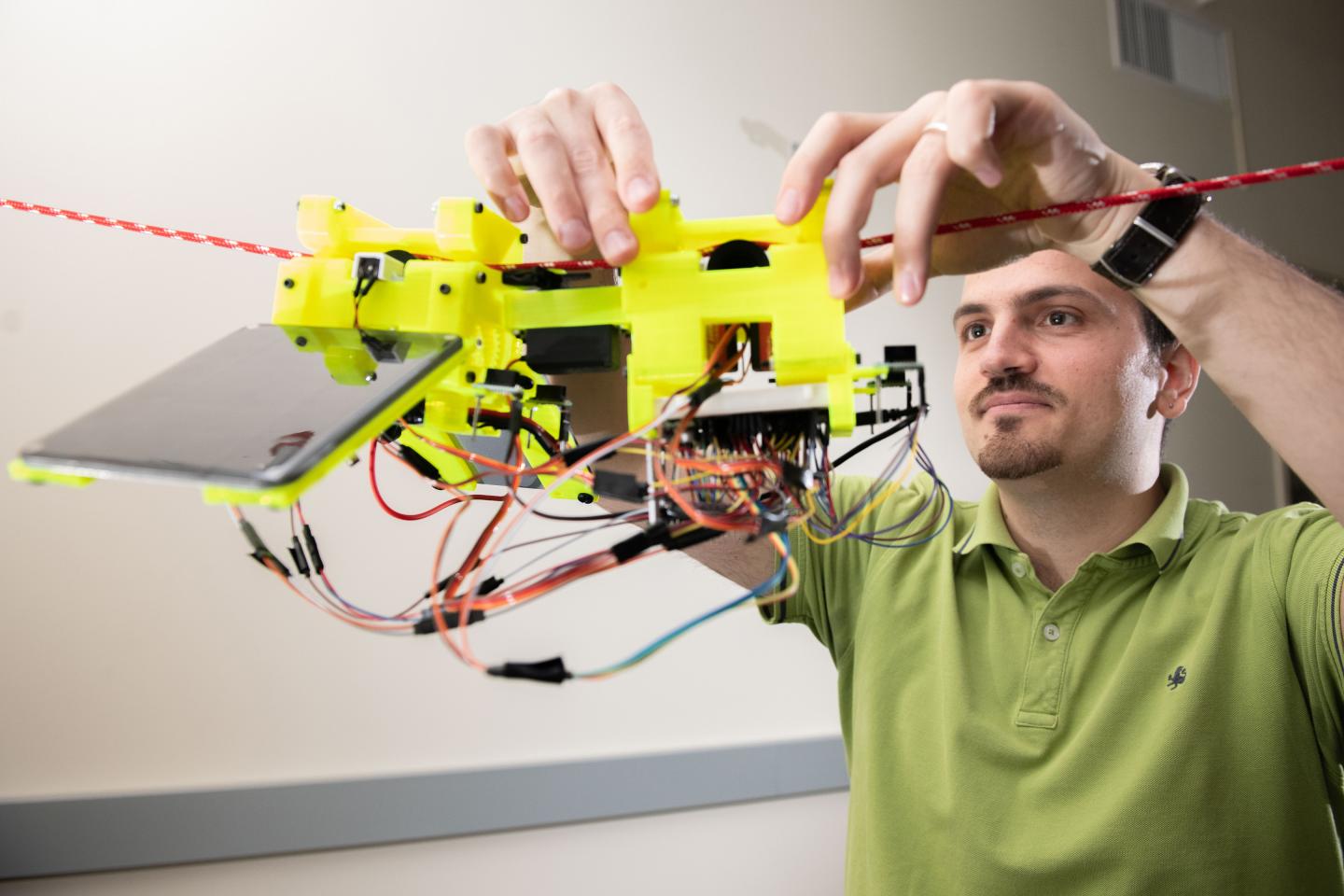 Slothbot on a Cable