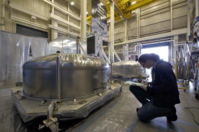 Webb Telescope Mirrors Get Canned Check-In
