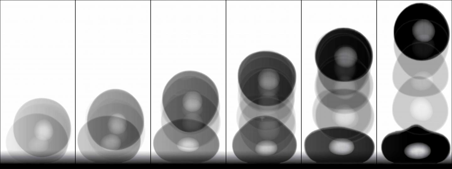 Bouncing Water Droplet