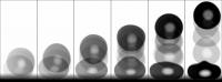 Bouncing Water Droplet