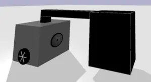 学習中に物体で遊ぶロボット