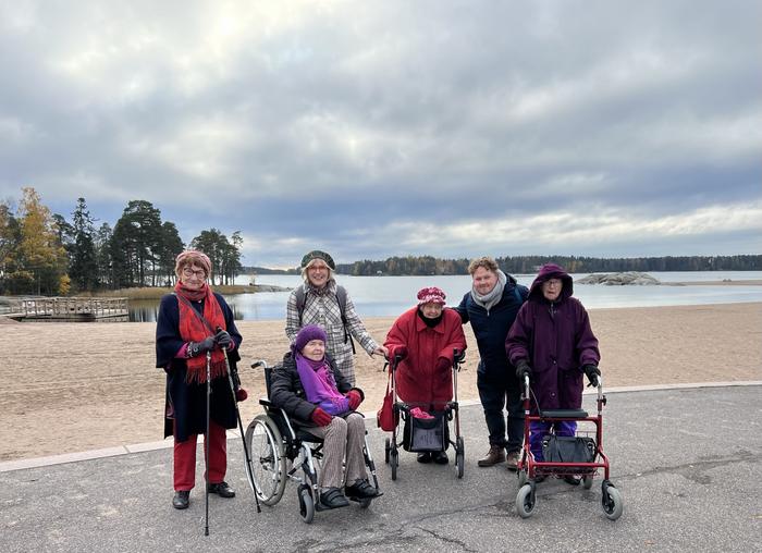 Nature-based group activities for older adults