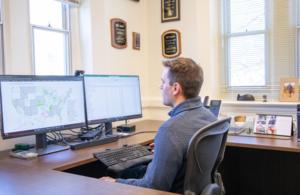 Landon Marston analyzes detailed pictures of where and how water is used.