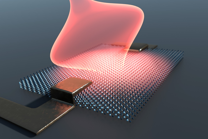 A quasi-two-dimensional crystal