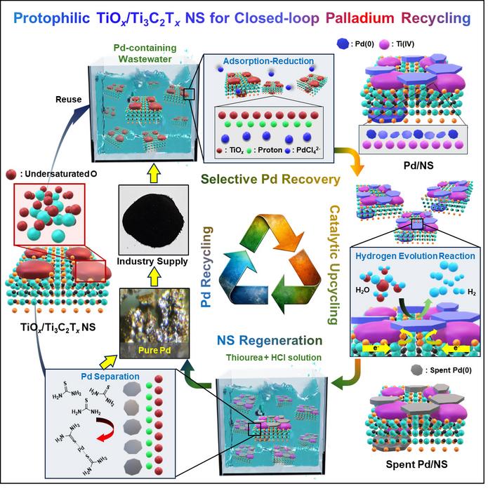[Figure 1] Palladium Recovery-Upcycling-Recycling Closed-Loop System