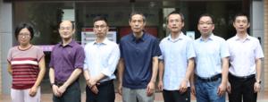 The accompanying picture features Professor Li Ou, Professor Ning Wang, and Professor  Min Liu, as a group from Guangxi Key Laboratory of Nuclear Physics and Technology, Guangxi normal University