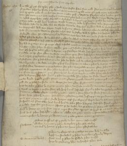 Image of the original coroner's report of the murder of John Forde