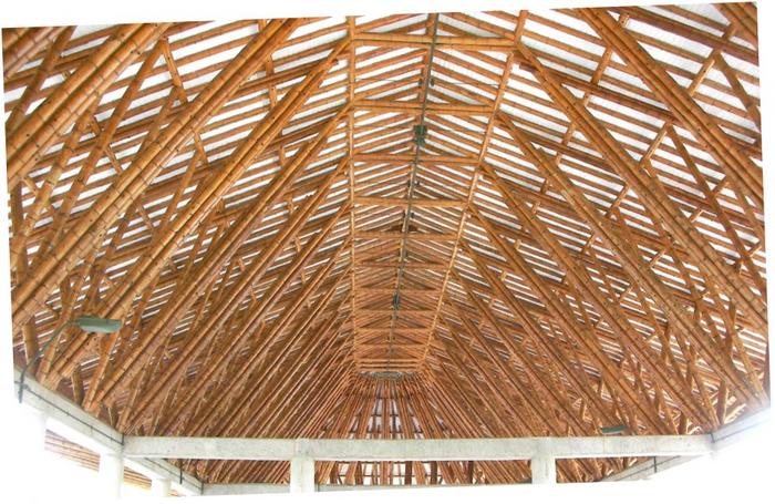 Bamboo Clubhouse roof in Colombia
