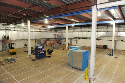 The NASA MMS Cleanroom Being Constructed