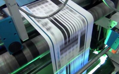 Paper being Printed