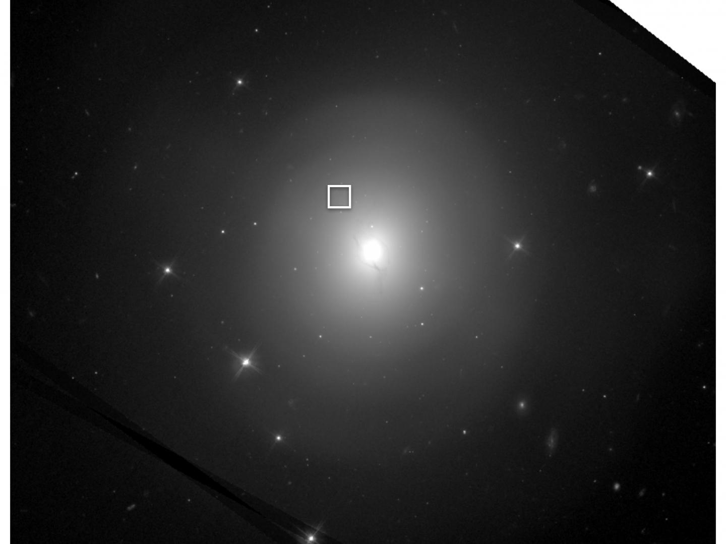 Afterglow against galaxy brightness