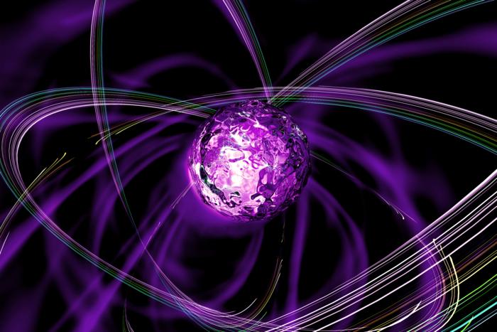Artistic rendering of string breaking