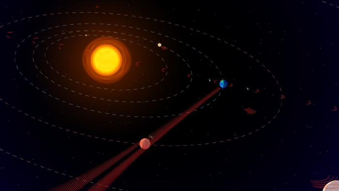 Earth's deep space transmissions
