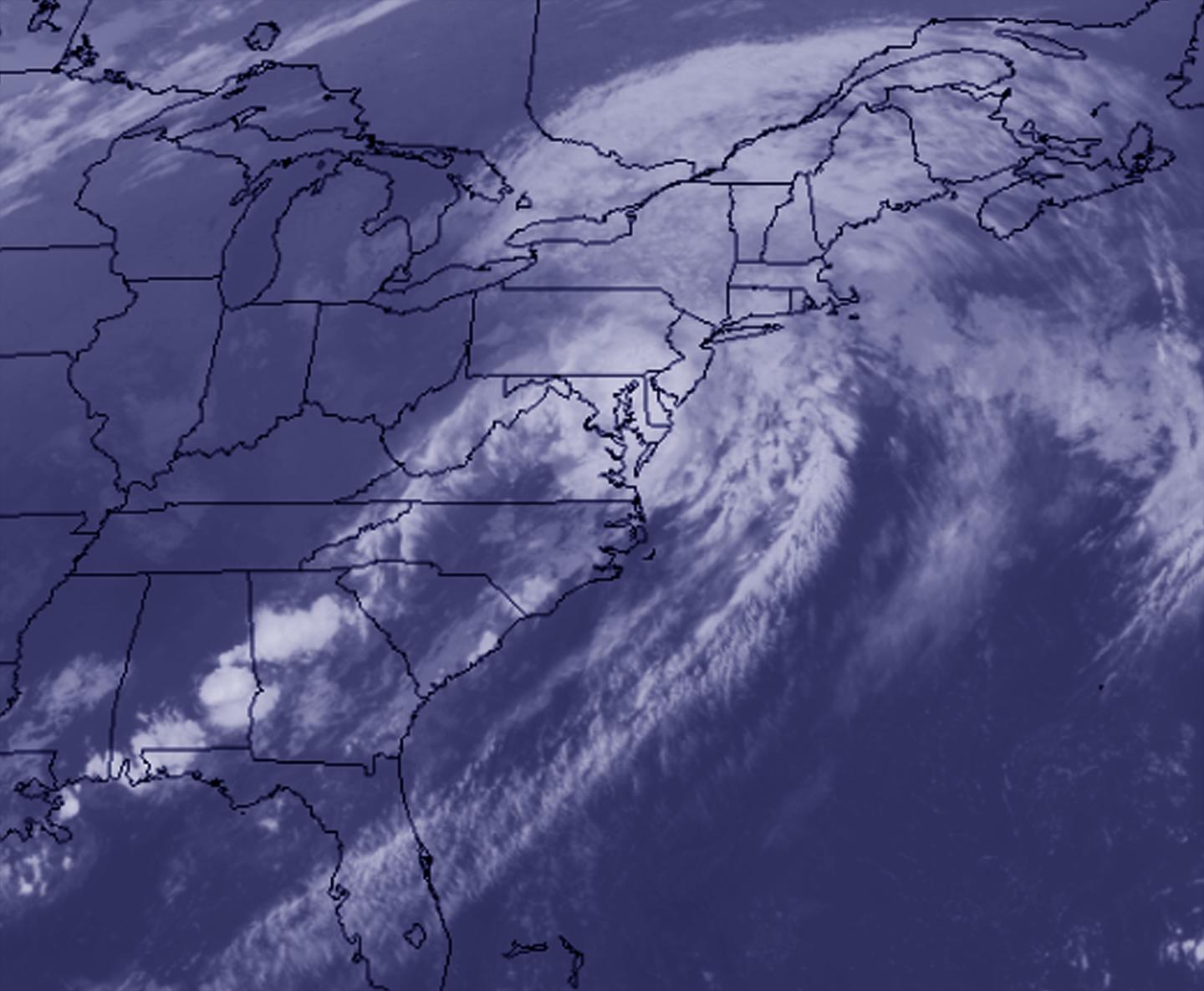 GOES-East image of Nate