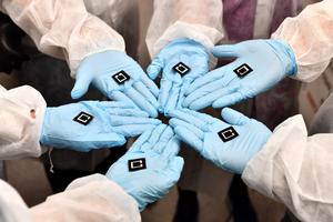 1 square-centimetre solar cells