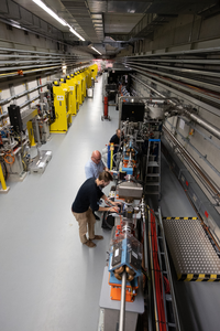 View along the FLASHForward beamline