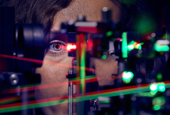 Laser ophthalmoscope