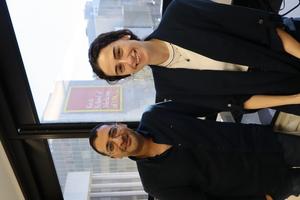 Mohamed Abou-el-Enein and Amaia Cadinanos-Garai (Photo by Anson Cheung)