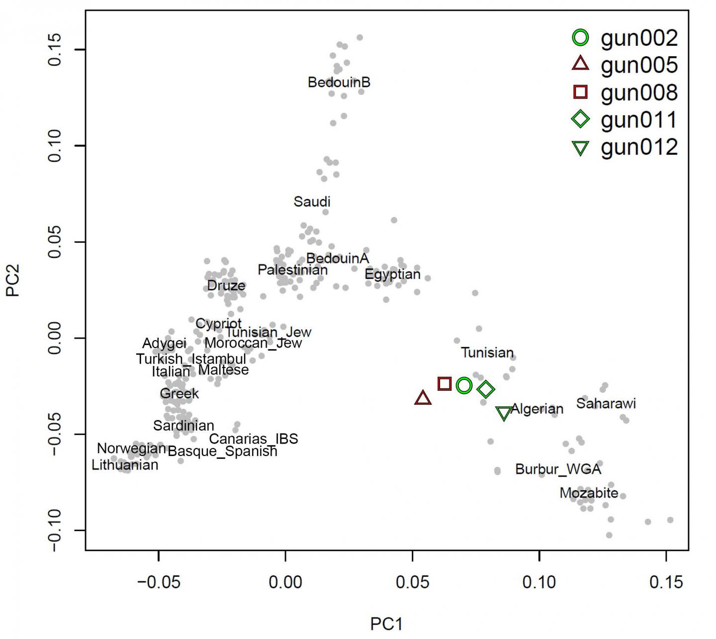A Principal Components Plot